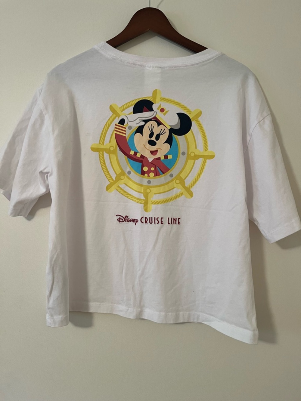 Disney Cruise Line Cropped Tee with Embroidery
